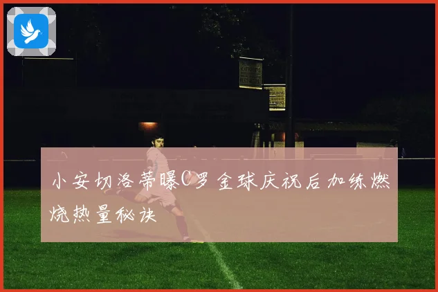 小安切洛蒂曝C罗金球庆祝后加练燃烧热量秘诀